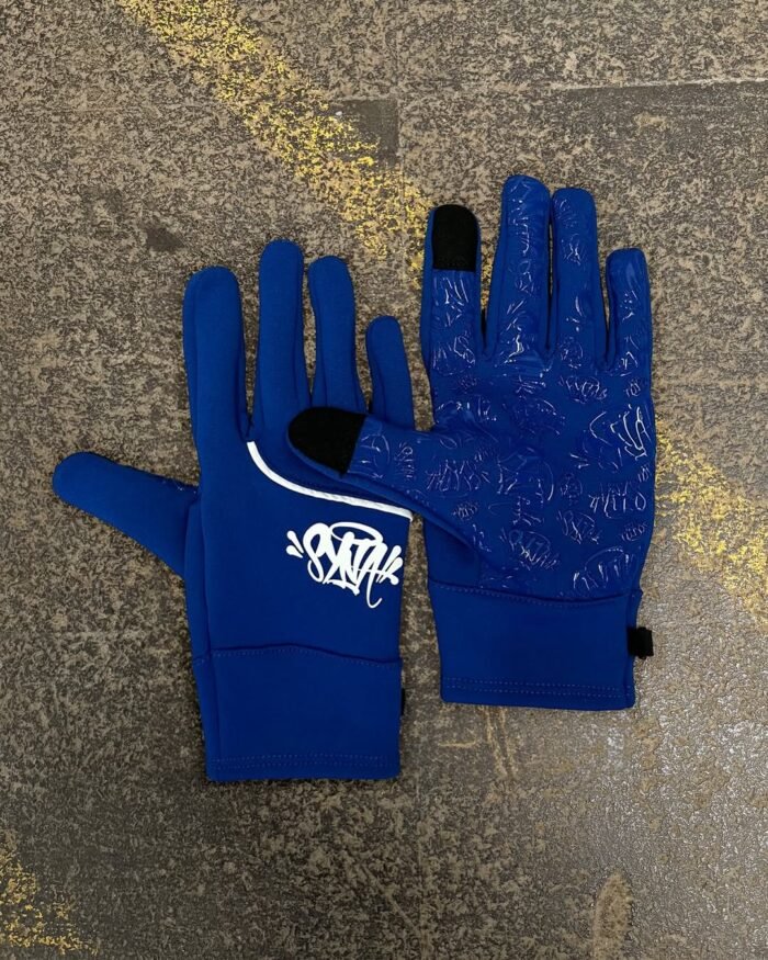 SYNA No Trace Gloves - Blue/White