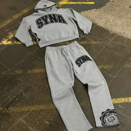 Grey Marl Syna World College Tracksuit