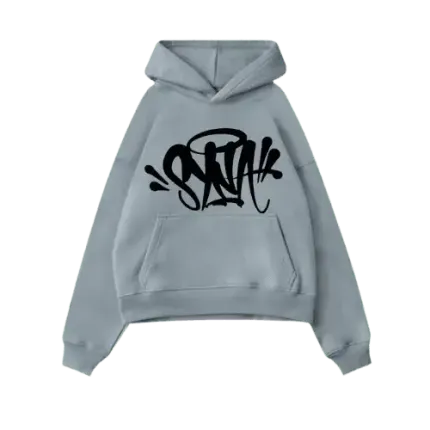 Grey Syna World Logo Hoodie