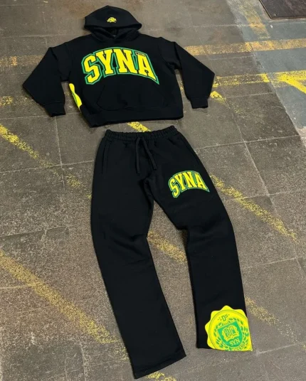 New syna world Black Tracksuit